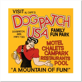 Visit Dogpatch USA Defunct Amusement Park Posters and Art